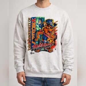 Native Sun~Men VTG 90s Arizona University Wildcats Graphic Pullover~Retro~XL
